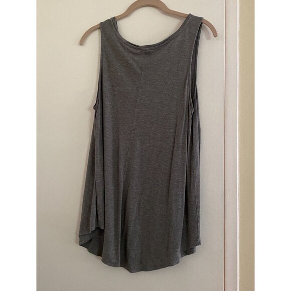Old Navy Sleeveless "SPARKLE"  Swing Tank T-Shirt for Women Large Gray - Picture 2 of 3